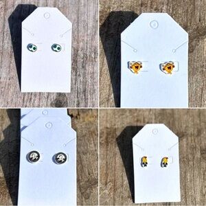 Handmade Acrylic Stud Earrings